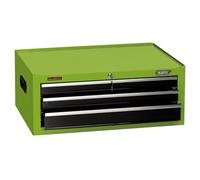 Draper Intermediate Tool Chest, 3 Drawer, 26", Green 35742