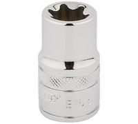 Draper Inverted Torx Star Socket, 1/2" Sq Dr E16 Chrome 34327