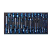 Draper 63406 Soft Grip Screwdriver Set In Full Drawer Eva Insert Tray (27 Piece) per set