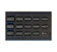 Draper IT-EVA18 1/2'' Square Drive 15 Piece Impact Socket Set