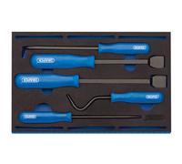 Draper Scraper & Remover Set 63497 - 5-Piece, 1/4-Drawer EVA Insert Tray, Blue