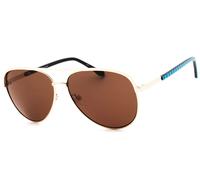 Draper James DJ9014 710 Womenâs Sunglasses Gold Size 58