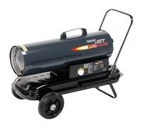 Draper Jet Force 75,000 Btu/22Kw Diesel & Kerosene Space Heater With Wheels, Auto Ignition, Photocell Safety & 10Hr Runtime