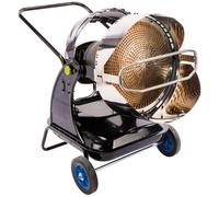 Draper Jet Force Infrared Diesel Space Heater 124,000 BTU/34kW Tank 40L 01774