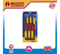 Draper KNIPEX 00 20 12 VO4 VDE Slotted-Phillips®-Pozidriv® Screwdriver Set, 6
