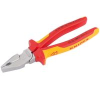 DRAPER Knipex 02 06 200 Fully Insulated High Leverage Combination Pliers, 200mm