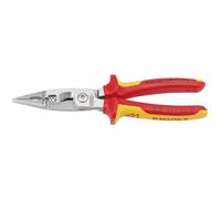 Draper Knipex 13 86 200 Pliers For Electrical Installation Insulated With Multi-Component Grips, Vde-Tested Chrome-Plated, 200mm 31460