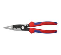 Draper Knipex 13 92 200 Pliers For Electrical Installation With Multi-Component Grips Black Atramentized, 200mm 24376