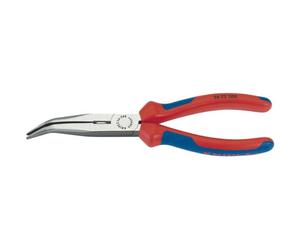 Draper Knipex 200mm Angled Long Nose Pliers With Heavy Duty Handles 77004