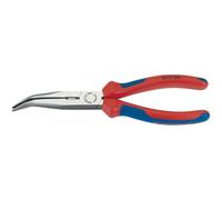Draper Knipex 26 22 200 Angled Long Nose Pliers with Heavy Duty Handles, 200mm