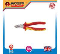 Draper KNIPEX 97 78 180 SB VDE Crimping Pliers for Wire Ferrules, 180mm 26914