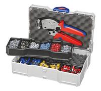 Draper Knipex 97 90 13 Crimp Assortment For Wire Ferrules With Plastic Collars, 1 X 97 90 00, 1 X 97 53 18, 9 X Wire Ferrule Sets