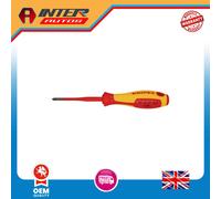 Draper KNIPEX 98 24 01 SLS VDE Insulated Plus-Minus Screwdriver, PH-S1 x 80mm 28