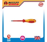 Draper KNIPEX 98 25 02 VDE Insulated Pozidriv® Screwdriver, PZ2 x 100mm 57557