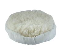 Draper Lambswool Polishing Bonnet Wool Blend With Drawstring 175mm White