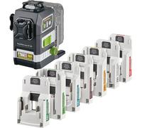 Draper Laserliner Powerplane Laser, 3G Multi 18V, Set Three Dimensional Green Laser