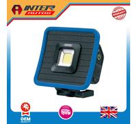 Draper LED Rechargeable Mini Flood Light Power Hanging Hook 10W 1000 Lumens Blue