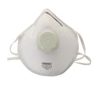 Draper Lightweight FFP2 NR Moulded Safety Masks With Adjustable Nose Clip 3-Pack