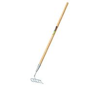 Draper Rake Long-Handled Narrow Steel 09985 Silver One Size