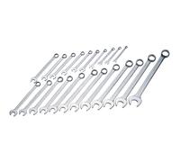 Draper Long Metric Combination Spanner Set 22 Piece Bi Hexagon Ring 03115