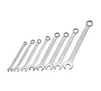 Draper Long Metric Combination Spanner Set 8 Piece 8-17mm Bi Hexagon Ring 13710