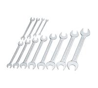 Draper Long Metric Open End Spanner Set (12 Piece) 01276