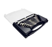 Draper Long Metric Stainless Steel Combination Spanner Set 8 Piece 44019