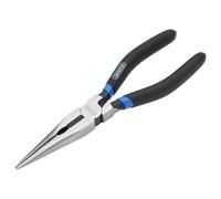 Draper Long Nose Pliers 200mm With Wire Cutter PVC Dipped Handles 07052