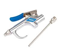 Draper Long Reach Air Blow Gun | Safety Nozzle | 8bar/115psi Max Capacity | Dust Blower | 1/4 Inch BSP Inlet | 70830