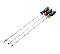Draper Long Reach Soft Grip Screwdriver Set (3 Piece)