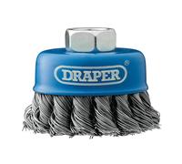 Draper M14 Steel Twist Knot Wire Cup Brush 65mm 41447