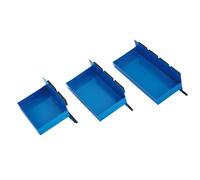 Draper Magnetic Tool Tray Set 3 Piece Powder Coated Steel 11755