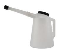 Draper 3L Measuring Jug with Flexible Spout | Plastic Jug with Lid | Easy Carrying Handle | 43964