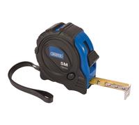 Draper Measuring Tape 5m 16ft x 19mm Locking button & belt clip 75299