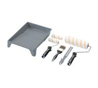 Draper Medium Pile Polyester Paint Roller and Brush Set Soft Grip 8 Piece 20787