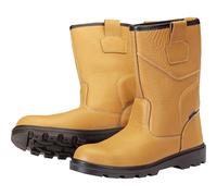 Draper 85977 Rigger Style Safety Boots, Yellow, Size 12