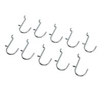 Draper Metal J Hooks for Back Panels and Pegboard Pack of 10