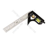 DRAPER METRIC AND IMPERIAL COMBINATION SQUARE, 150MM STOCK NO: 34702
