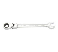 Metric Combination Spanner with Flexible Head and Double Ratcheting Features (11mm)