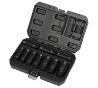 Draper Metric Deep Impact Socket Set 1/2"D 10 Piece 10-27mm 83096