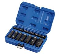 Draper 83096 Metric Deep Impact Socket Set 1/2in Sq. Dr. (10 Piece) per set