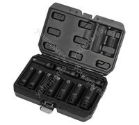 Draper Metric Deep Impact Socket Set, 1/2" Sq. Dr. (10 Piece)