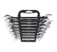 Draper Metric Double Open Ended Spanner Set 8 Piece Ends Set At 15° 64609