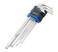 Draper 12809 Metric Extra Long Arm Ball End Hex Key Set (9 Piece)