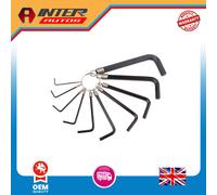 Draper Metric Hexagon Key Set (10 Piece) 33655