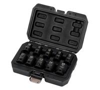 Draper Metric Impact Socket Set 1/2"D 10pc Standard Length In Storage Case 83092