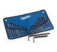 Draper Metric/Imperial Combined Hexagon Key Set Chrome Vanadium Steel 25 Pieces