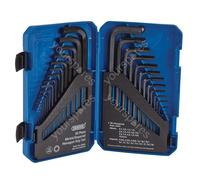 Draper Metric/Imperial Combined Long Pattern Hexagon Key Set (30 Piece)