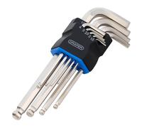 Draper 12808 Metric Long Arm Ball End Hex Key Set (9 Piece)