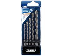 Draper Metric Masonry Drill Set Tungsten Carbide Tipped Storage Case 5 Pieces